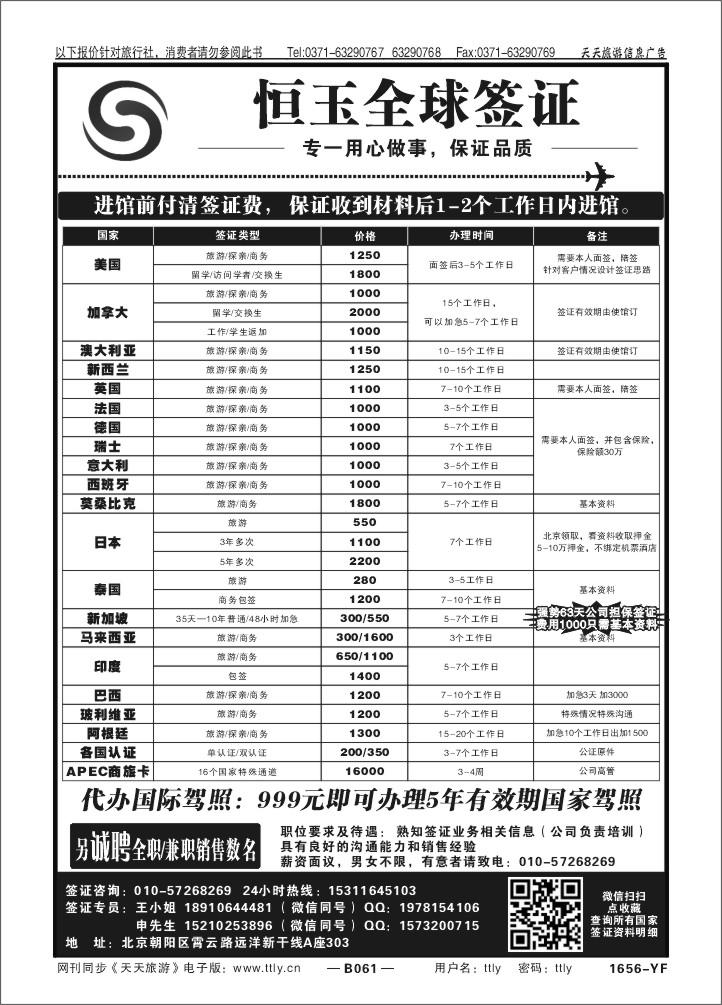 061美加签证