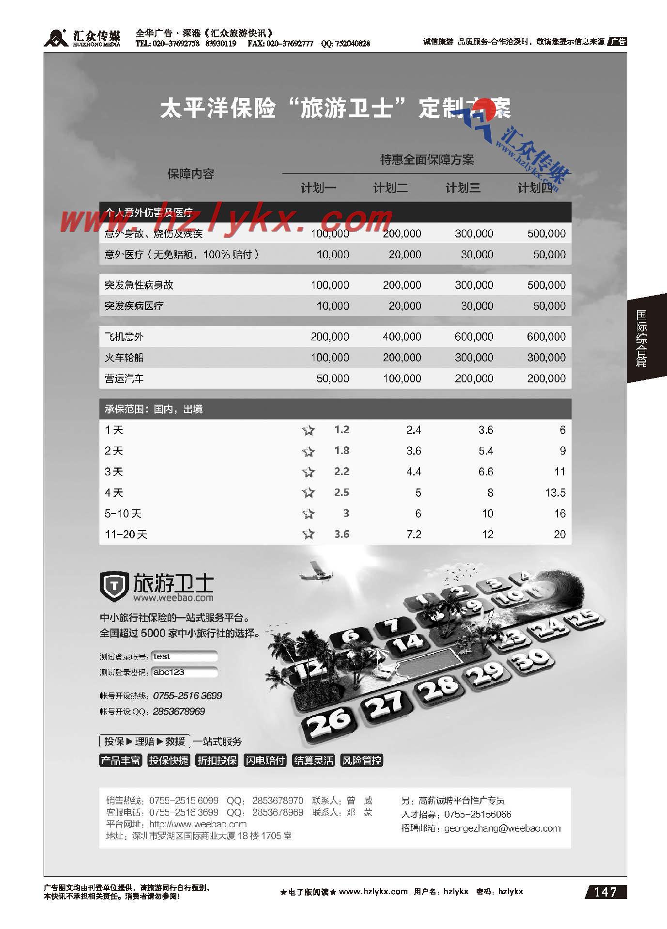 147.旅行保险-旅游卫士保险网