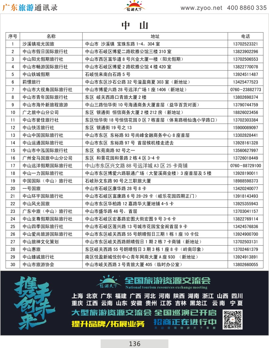 彩136  旅行—中山