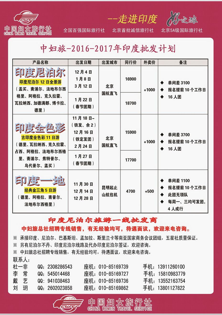 065[内164]&nbsp;中国妇女旅行社